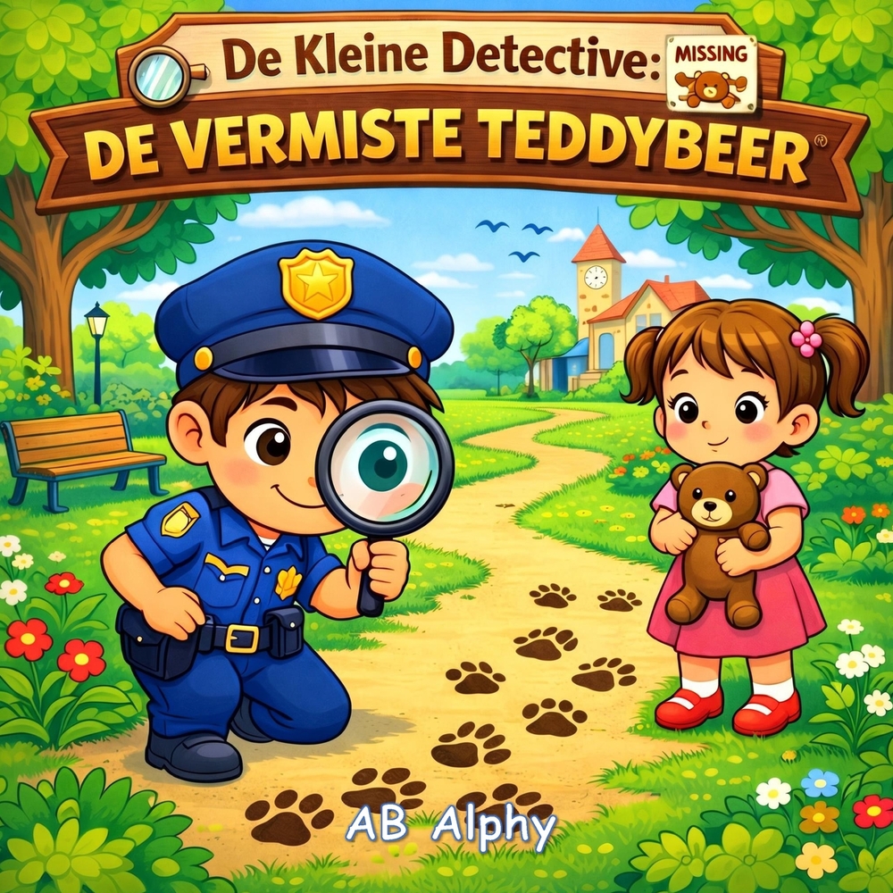 De Kleine Detective: Het Mysterie van de Speeltuin: Een spannend kindermysterie over samenwerken, delen en problemen oplossen (4-8 jaar) cover