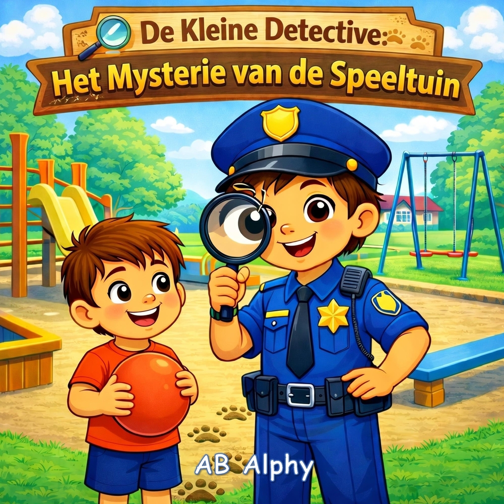 De Kleine Detective: Het Mysterie van de Speeltuin: Een spannend kindermysterie over samenwerken, delen en problemen oplossen (4-8 jaar) cover