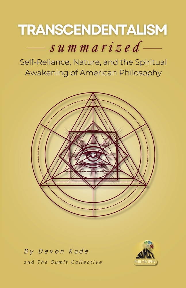 TRANSCENDENTALISM Summarized: Self-Reliance, Nature, and the Spiritual Awakening of American Philosophy cover
