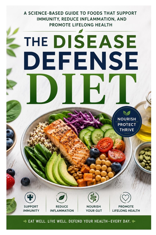 The Disease Defense Diet: A Science-Based Guide to Foods That Support Immunity, Reduce Inflammation, and Promote Lifelong Health cover