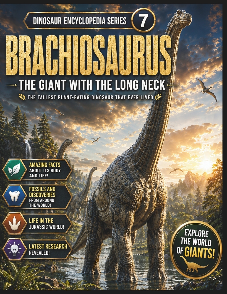 Dinosaur Encyclopedia Series Vol. 7: Brachiosaurus: The Forest Giant That Reached High into the Sky cover