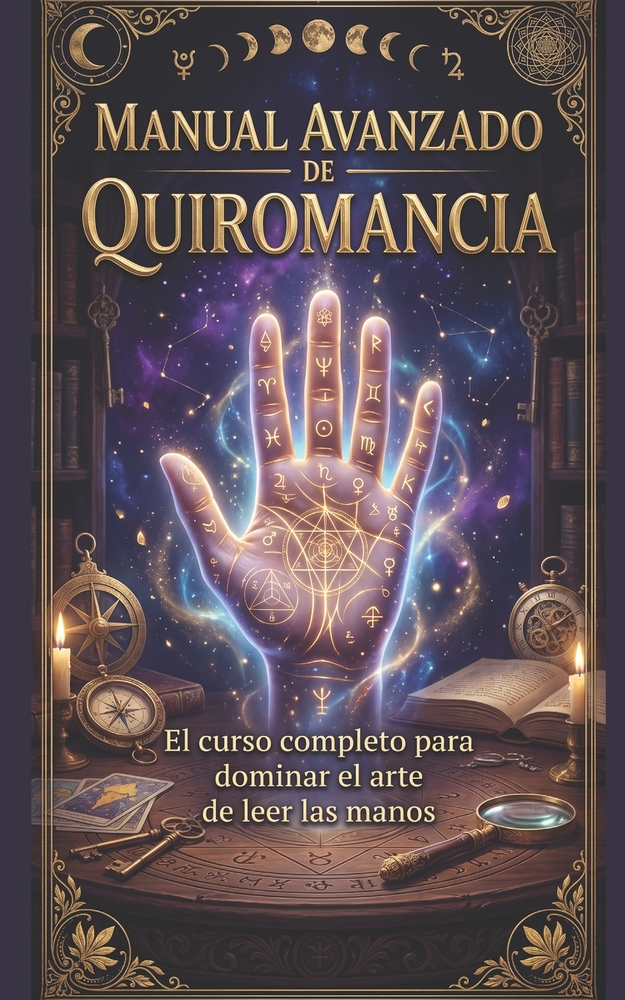 Manual Avanzado de Quiromancia: Lectura de manos, simbolismo y prediccion responsable cover
