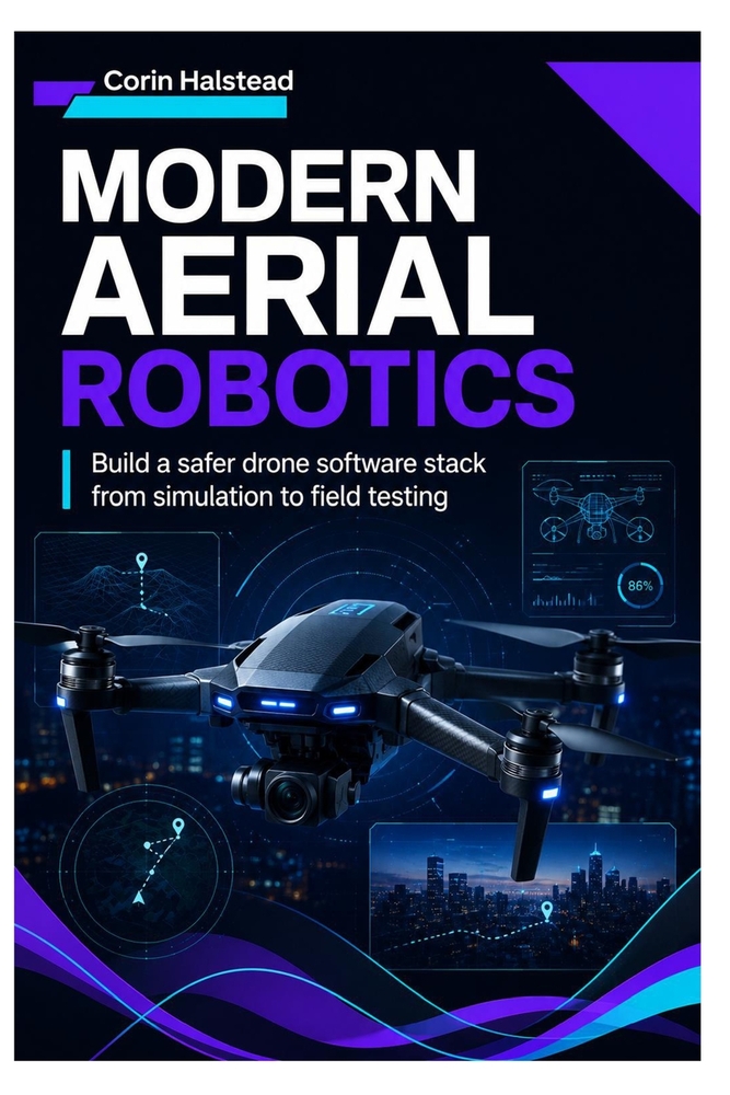 Modern Aerial Robotics: Build a safer drone software stack from simulation to field testing cover