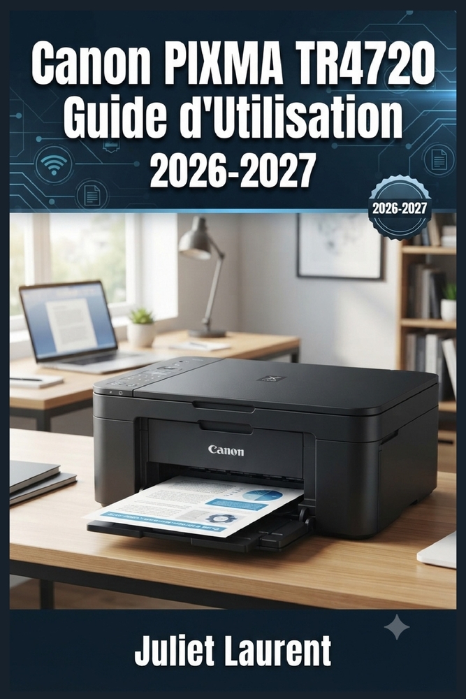 Canon PIXMA TR4720 Guide d'Utilisation 2026-2027: Configuration, Fonctions Avancees, Entretien et Resolution des Problemes Etape par Etape cover