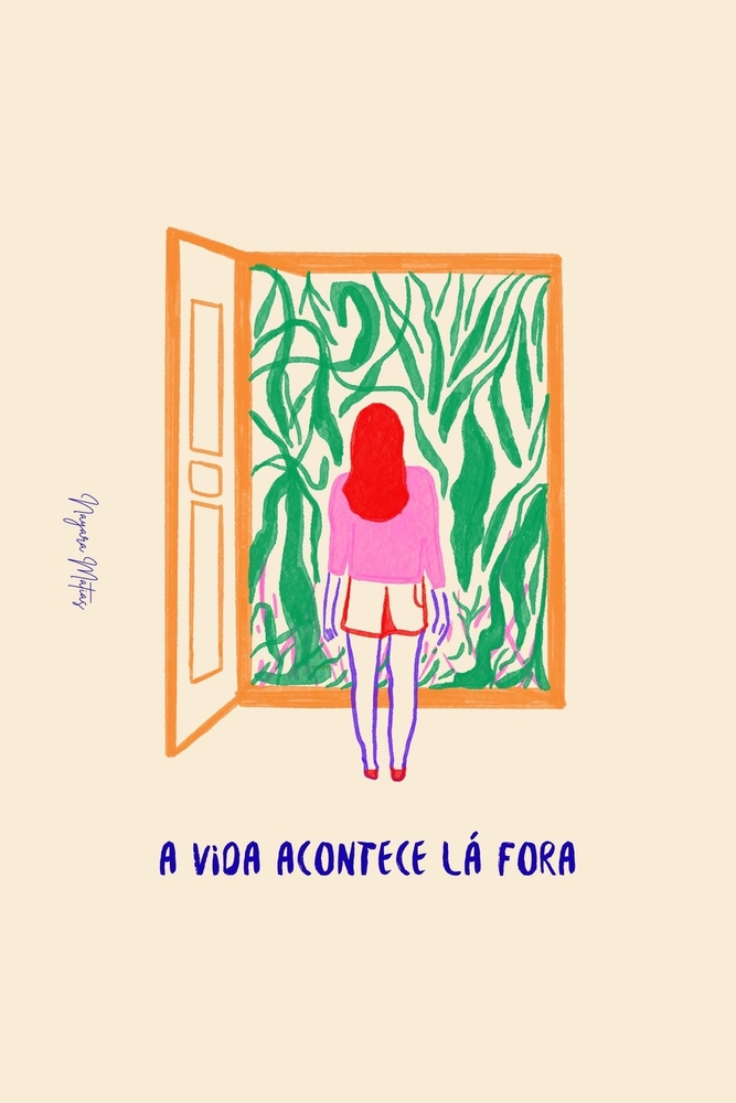 A vida acontece lá fora cover