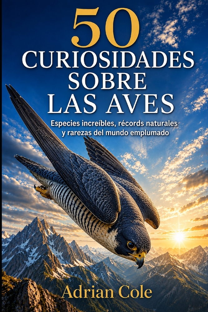 50 Curiosidades Sobre Las Aves: Especies increíbles, récords naturales y rarezas del mundo emplumado cover