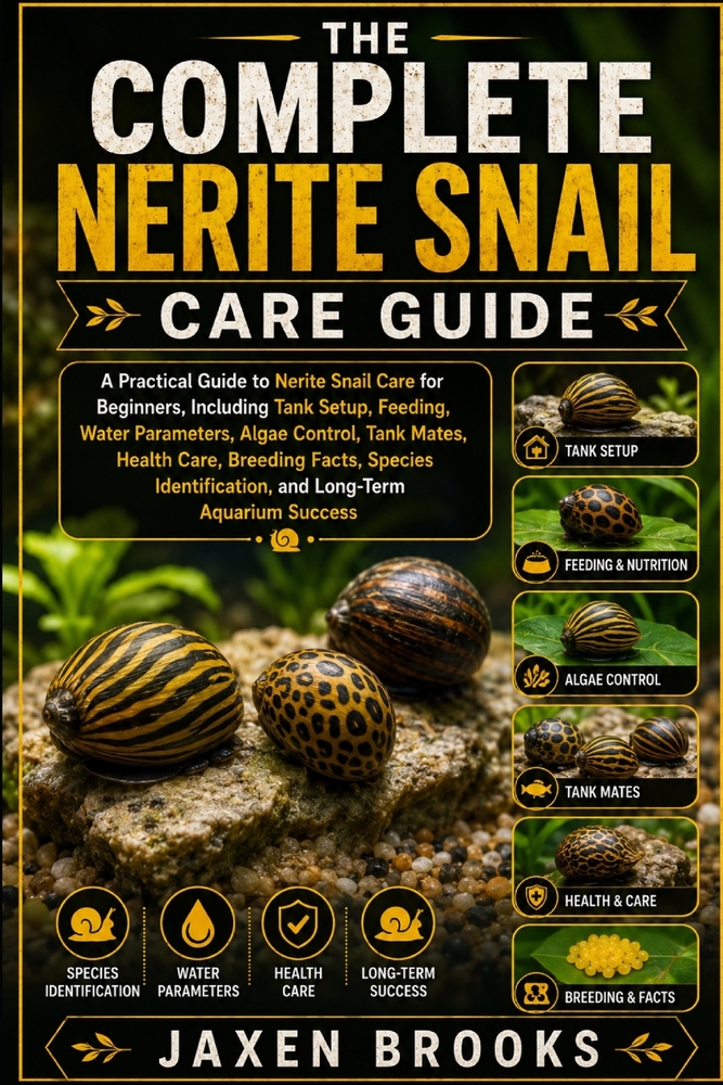 The Complete Nerite Snail Care Guide: A Practical Guide to Nerite Snail Care for Beginners, Including Tank Setup, Feeding, Water Parameters, Algae Con cover