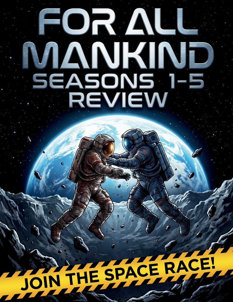 For All Mankind Seasons 1-5 Review: The Ultimate Fan's Companion to the Timelines, Technology, and Triumphs from the Moon to the Mars Asteroid Mission cover