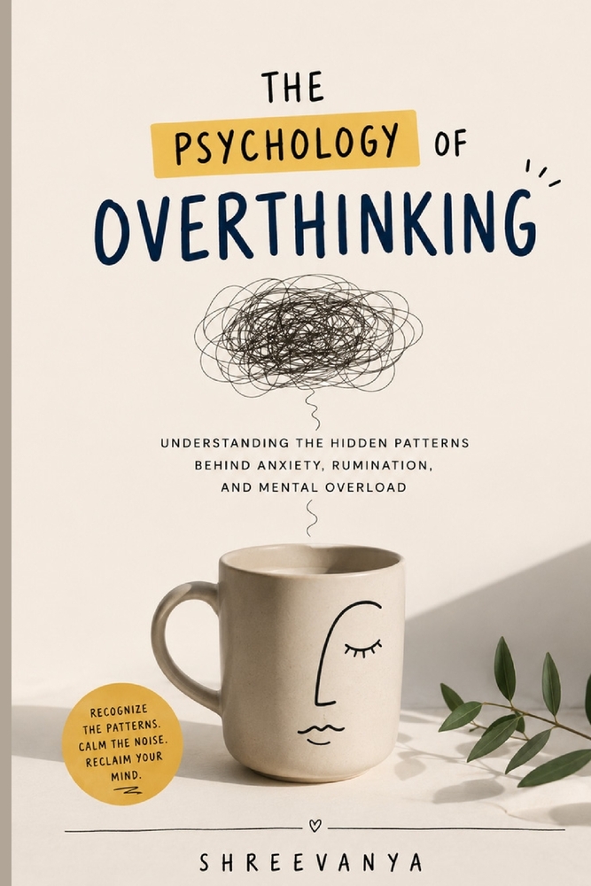 The psychology of overthinking: Understanding the Hidden Patterns Behind Anxiety, Rumination, and Mental Overload cover