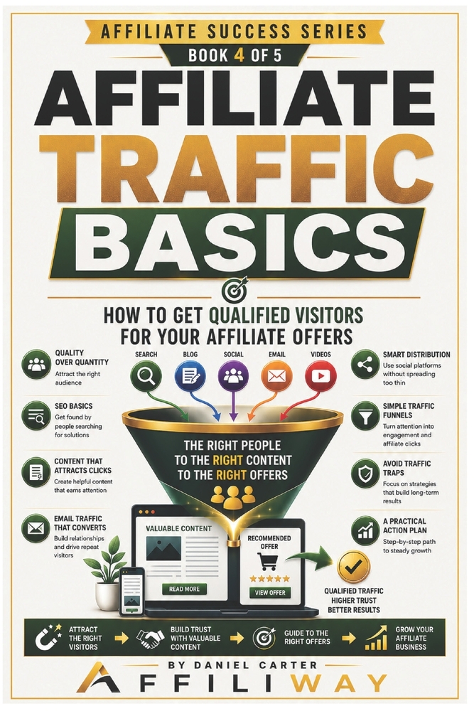 Affiliate Traffic Basics: How to Get Qualified Visitors for Your Affiliate Offers cover