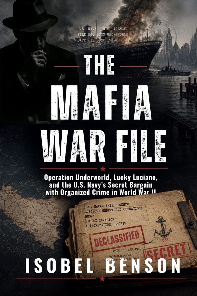 The Mafia War File: Operation Underworld, Lucky Luciano, and the U.S. Navy's Secret Bargain with Organized Crime in World War II cover