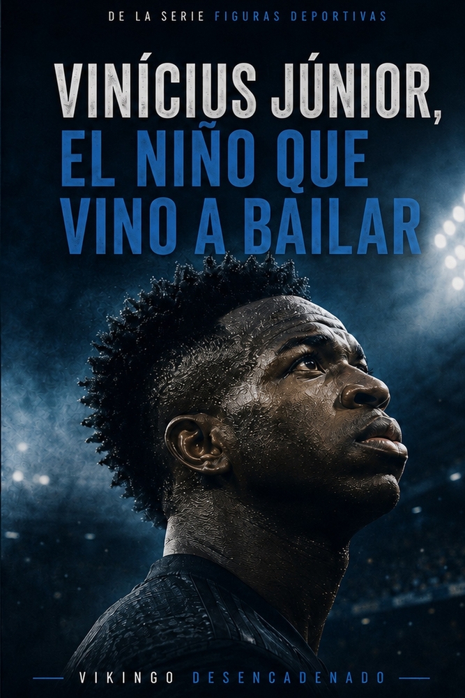 Vinícius Júnior, el niño que vino a bailar: De la favela al Real Madrid, la historia del talento que se enfrentó al racismo, la presión mundial y la s cover