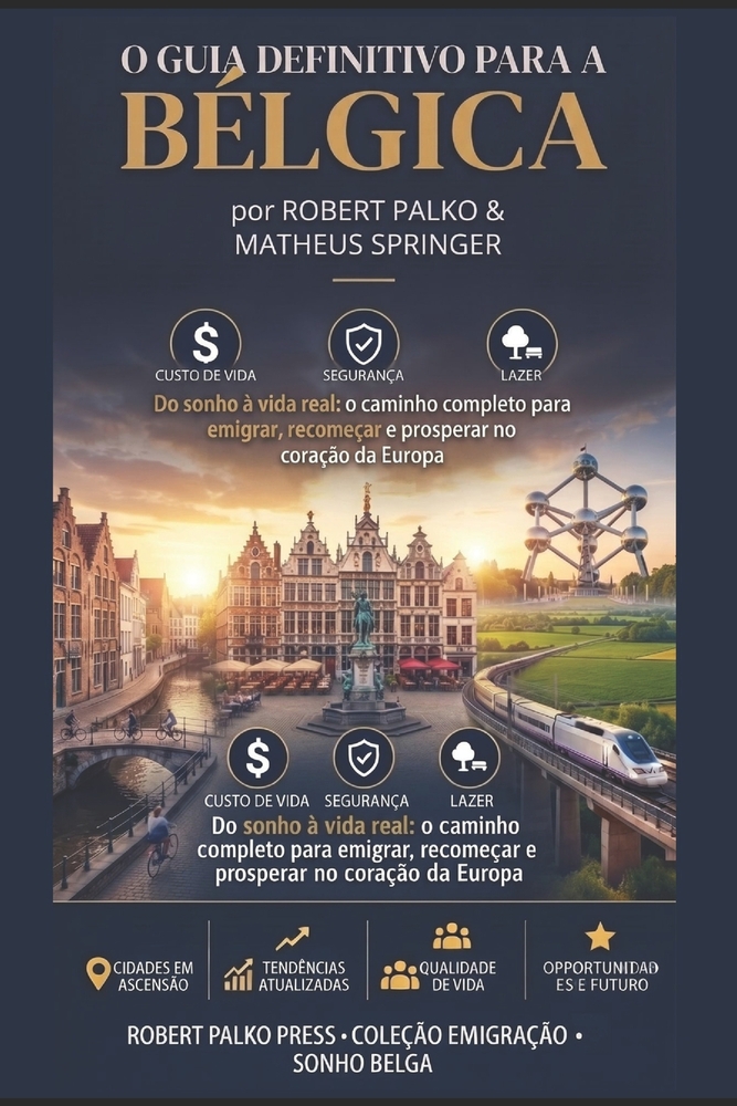 Guia Definitivo Da Bélgica: Do sonho à vida real: o caminho completo para emigrar, recomeçar e prosperar no coração da Europa cover