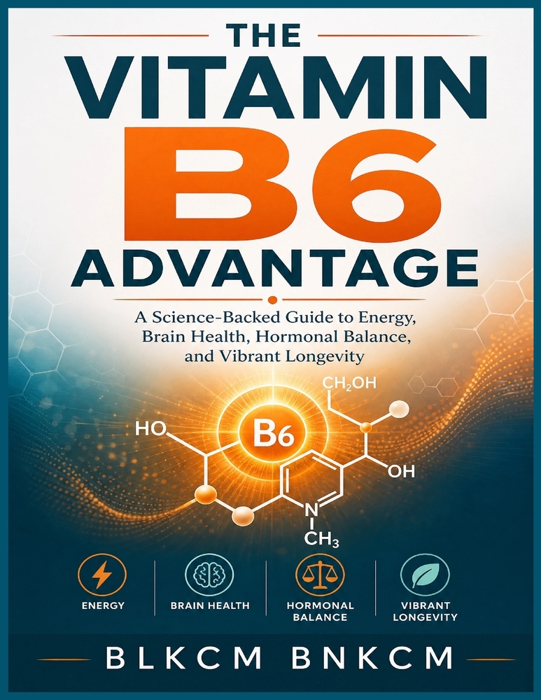 The Vitamin B6 Advantage: A Science-Backed Guide to Energy, Brain Health, Hormonal Balance, and Vibrant Longevity cover