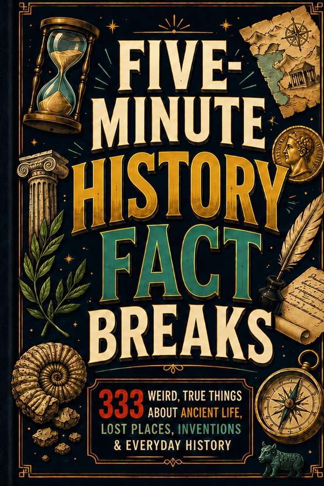 Five-Minute History Fact Breaks: 333 Weird, True Things About Ancient Life, Lost Places, Inventions & Everyday History cover