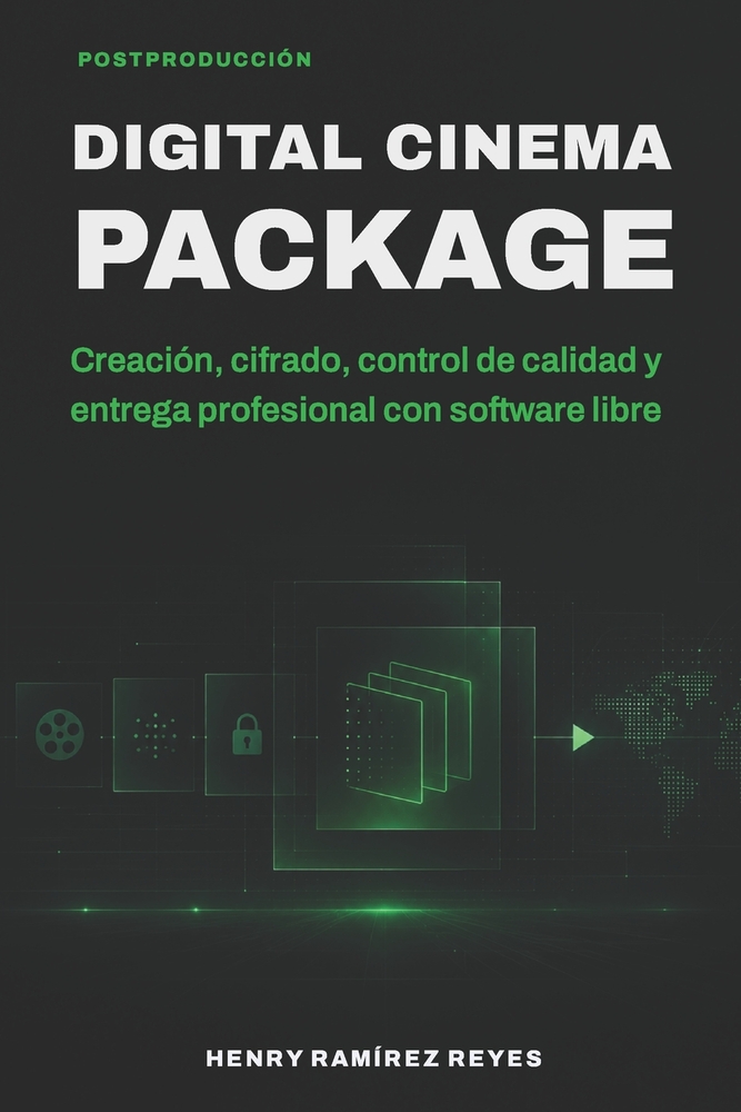 Digital Cinema Package: Cómo crear, cifrar y entregar un DCP profesional con software libre cover
