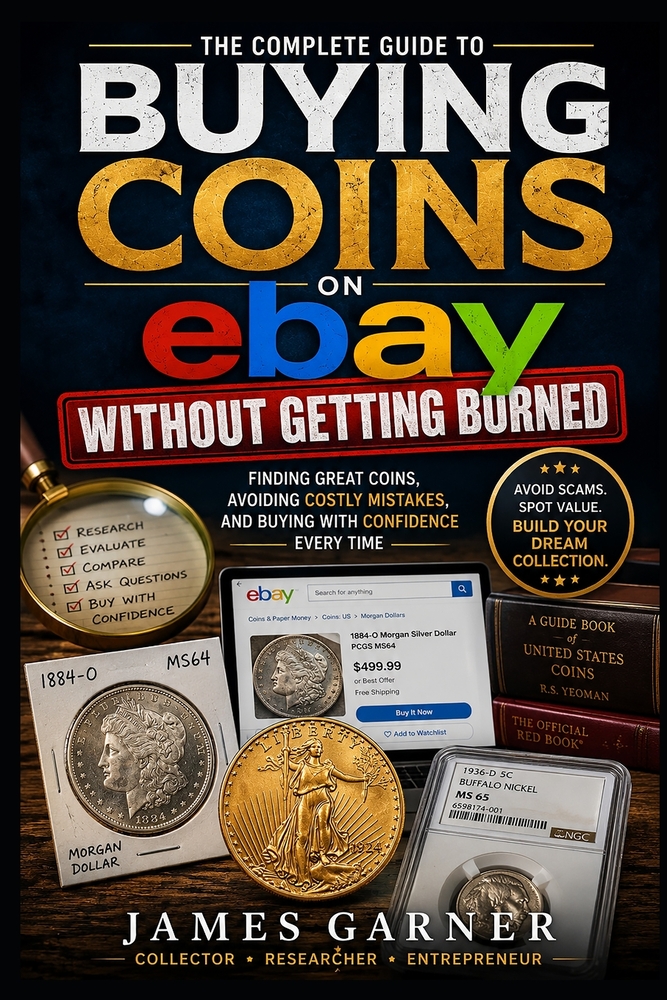 Buying Coins on eBay Without Getting Burned: The Insider's Guide to Finding Deals, Avoiding Scams, and Building a Valuable Collection cover
