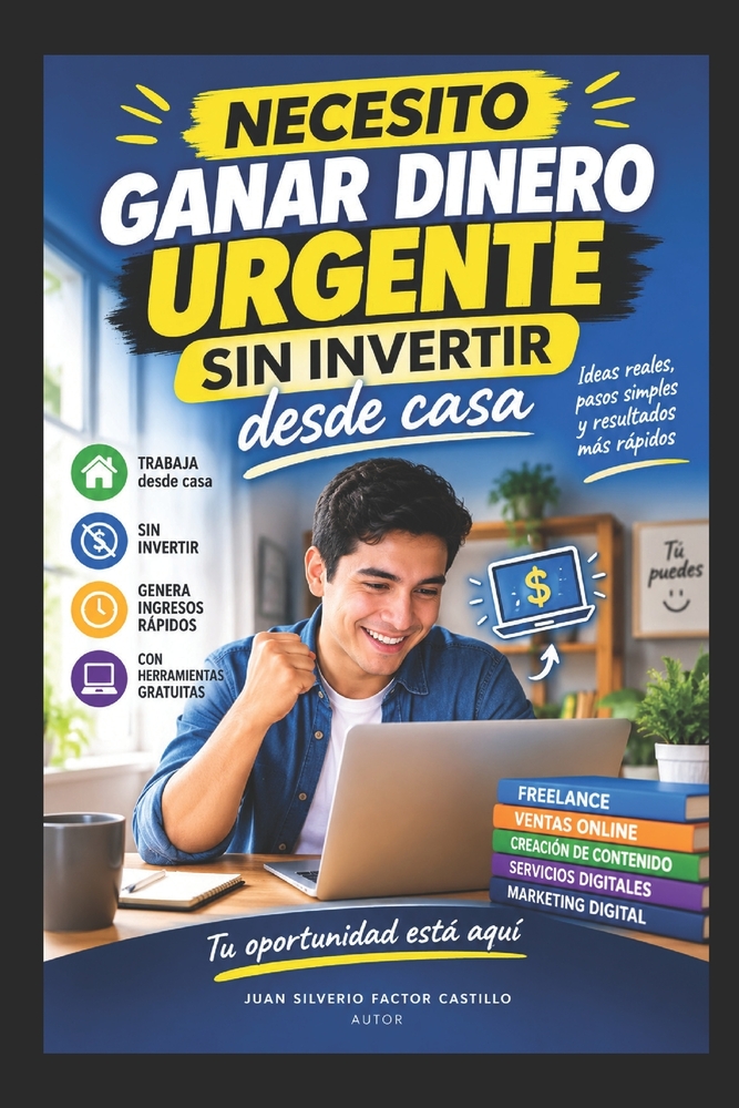 Necesito ganar dinero urgente sin invertir desde casa cover