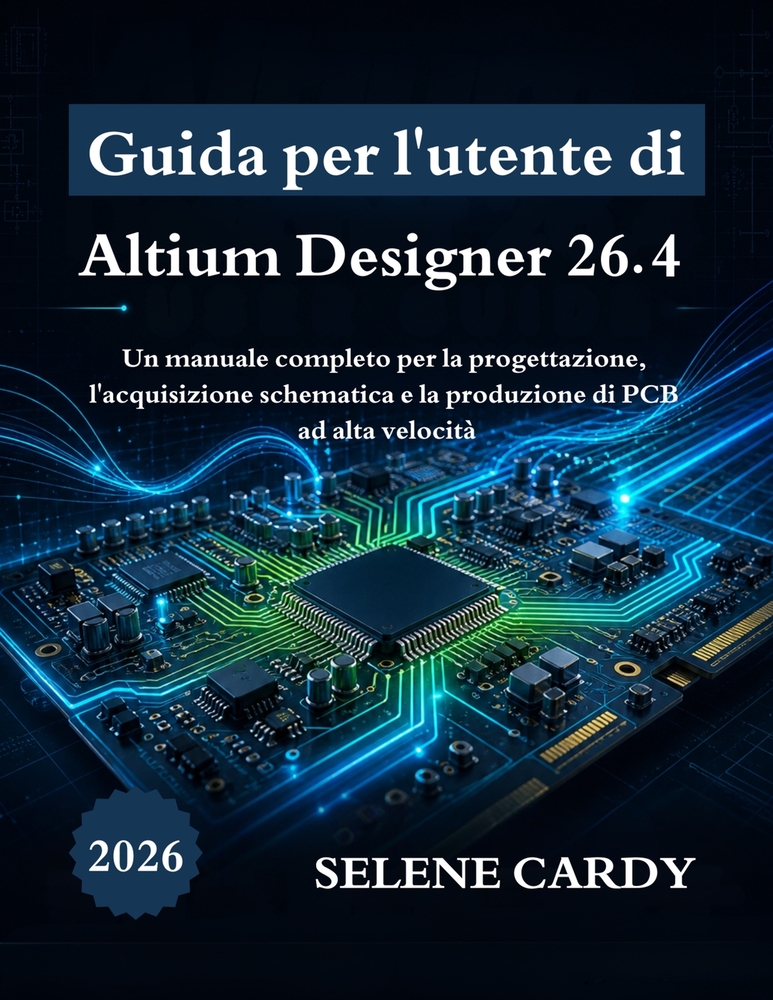 Guida per l'utente di Altium Designer 26.4: Un manuale completo per la progettazione, l'acquisizione schematica e la produzione di PCB ad alta velocit cover