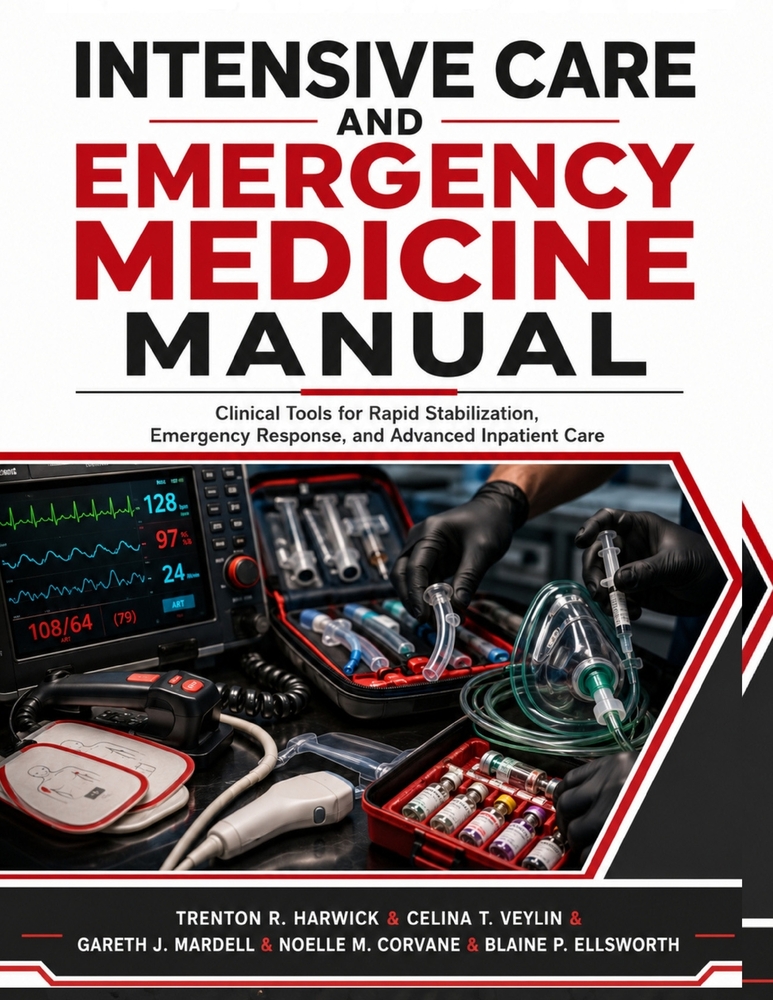 Intensive Care and Emergency Medicine Manual: Clinical Tools for Rapid Stabilization, Emergency Response, and Advanced Inpatient Care cover