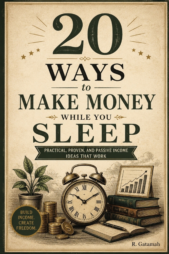 20 Ways To Make Money While You Sleep: Work Less, Build More, Earn Longer cover