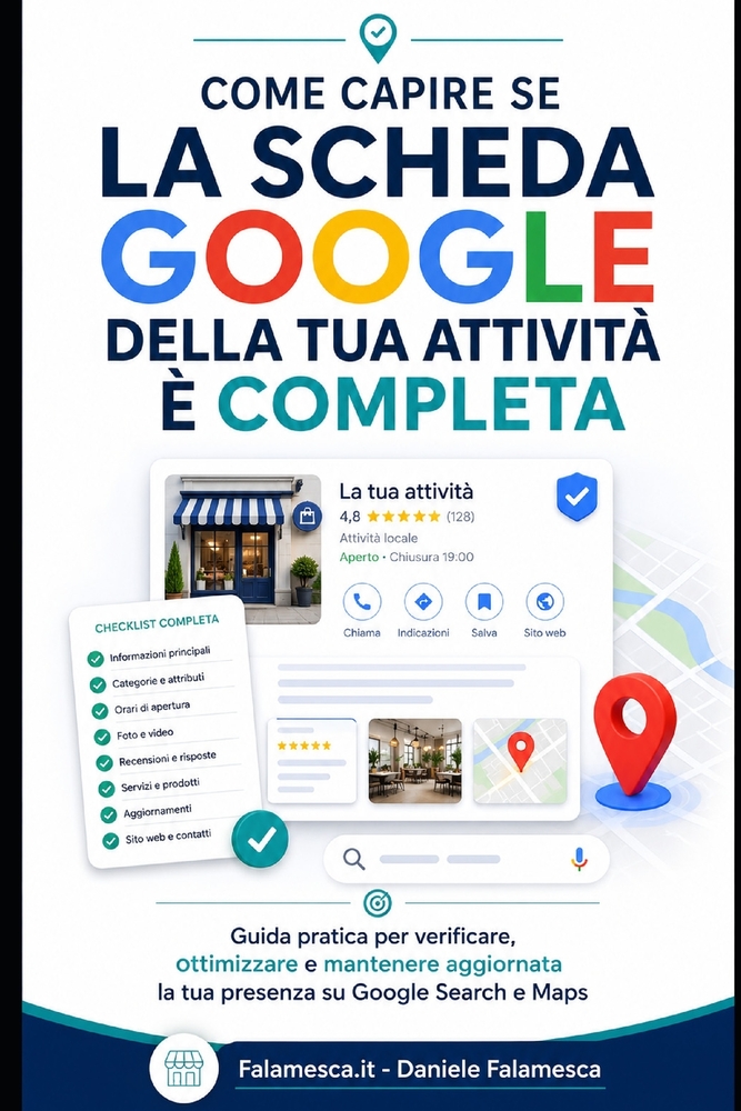 Come capire se la scheda Google della tua attività è completa: Guida pratica per verificare, ottimizzare e mantenere aggiornata la tua presenza su Goo cover
