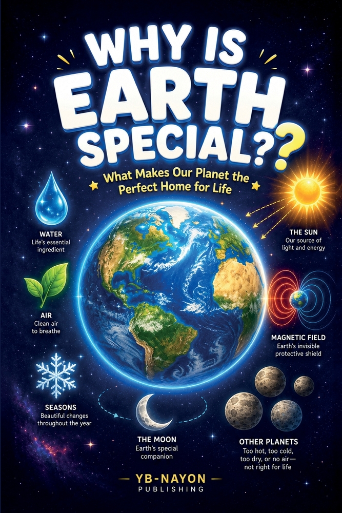 Why Is Earth Special?: What Makes Our Planet the Perfect Home for Life: A Beginner's Guide to the Goldilocks Zone, Water, Air, Seasons, the Magnetic F cover