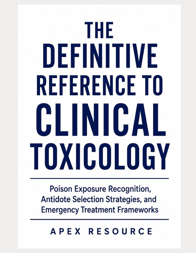 The Definitive Reference to Clinical Toxicology: Poison Exposure Recognition, Antidote Selection Strategies, and Emergency cover