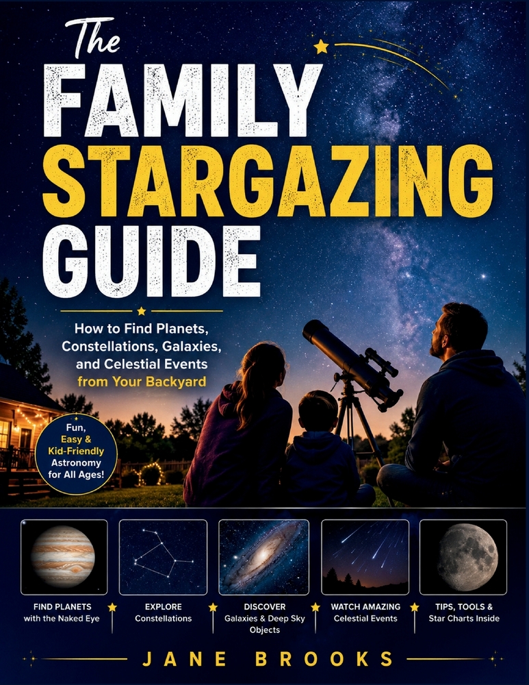 The Family Stargazing Guide: How to Find Planets, Constellations, Galaxies, and Celestial Events from Your Backyard cover