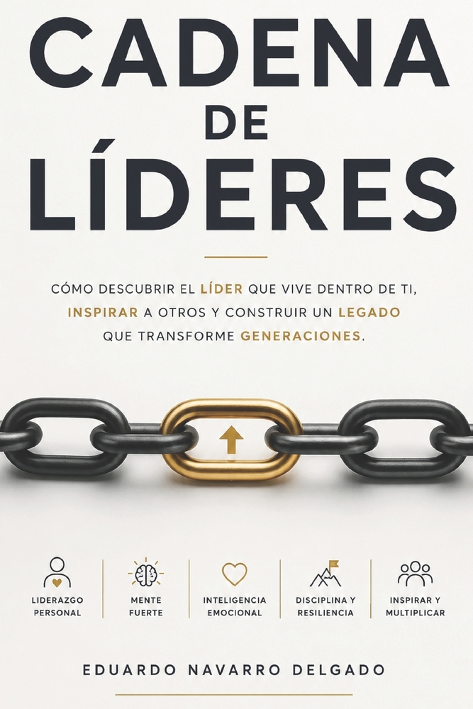 Cadena De Lideres: Como descubrir al líder que vive dentro de ti. inspirar a otros y construir un legado que transforme generaciones cover