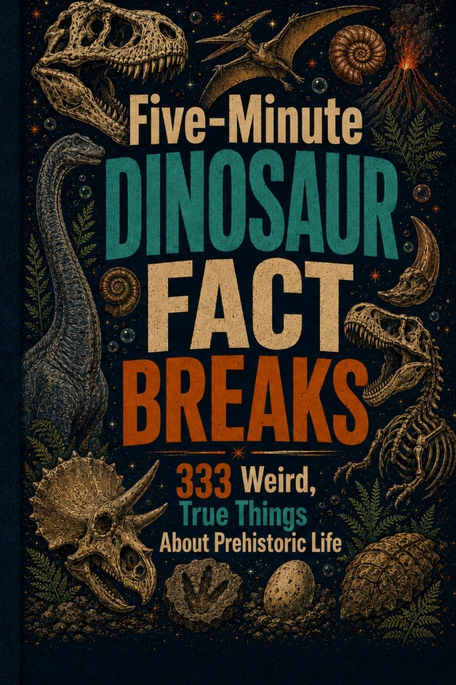Five-Minute Dinosaur Fact Breaks: 333 Weird, True Things About Prehistoric Life cover
