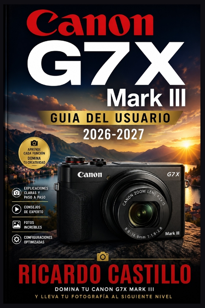 Canon G7X Mark III Guia del Usuario 2026-2027: Domina la Fotografia y el Video Compacto: Tecnicas Profesionales para Principiantes y Creadores de Cont cover