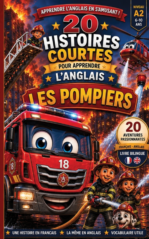 20 histoires courtes pour apprendre l'anglais: Les Policiers cover