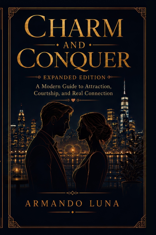 Charm and Conquer Expanded Edition: A modern guide to attraction, courtship, and real connection cover