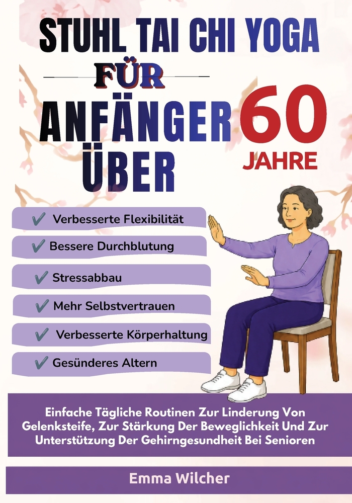 Stuhl Tai CHI Yoga Für Anfänger Über 60 Jahre: Einfache Tägliche Routinen Zur Linderung Von Gelenksteife, Zur Stärkung Der Beweglichkeit Und Zur Unter cover