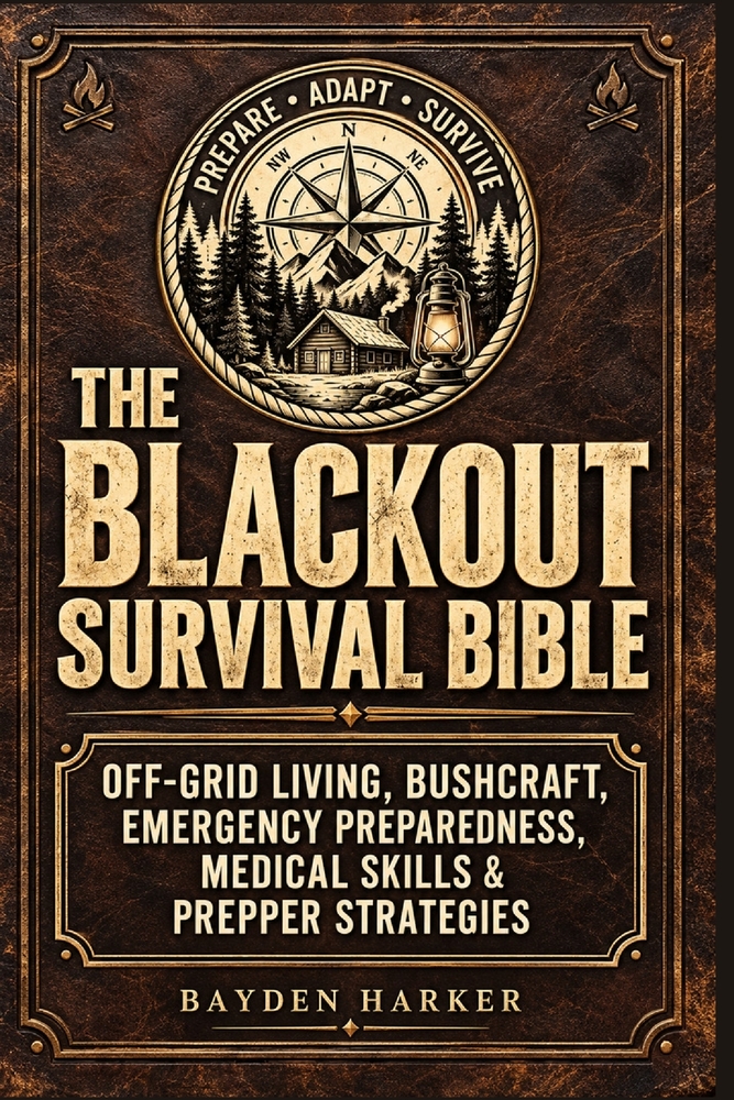 The Blackout Survival Bible: Off-Grid Living, Bushcraft, Emergency Preparedness, Medical Skills & Prepper Strategies cover