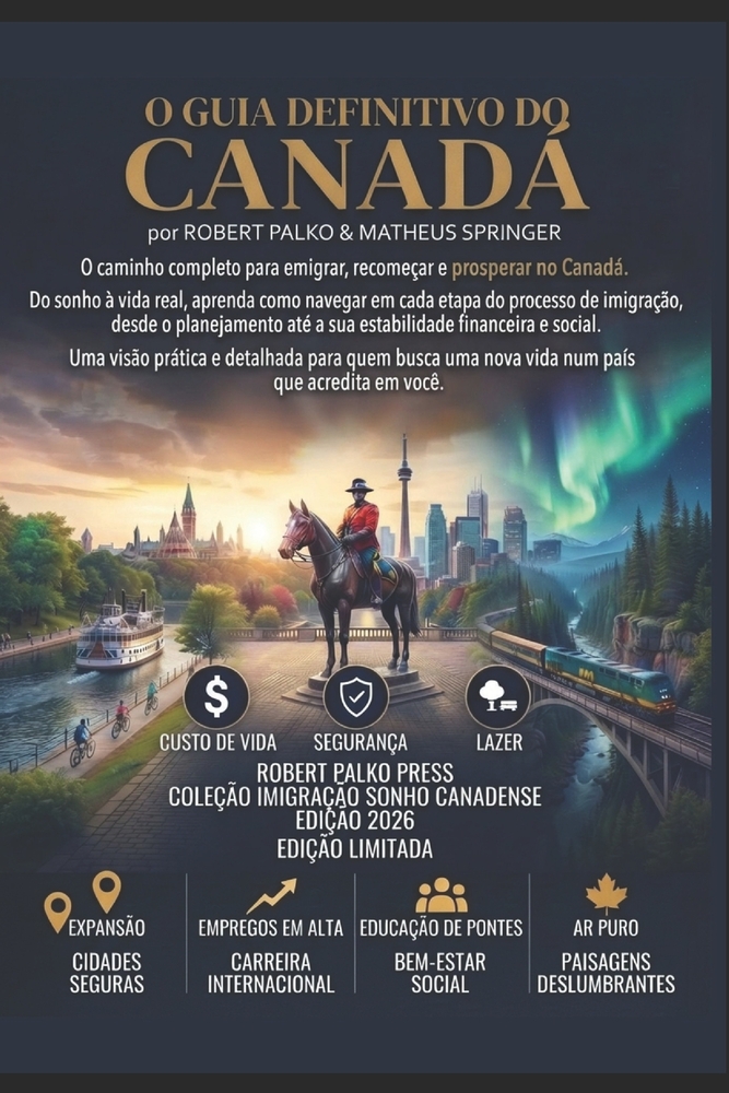 Guia Definitivo Canadá: Como recomeçar a vida no país que ainda acredita em você cover