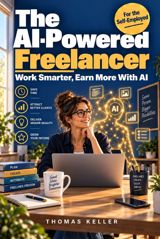 The AI-Powered Freelancer: How to Work Smarter, Earn More, and Future-Proof Your Business With AI Tools - A Practical Guide for the Self-Employed cover