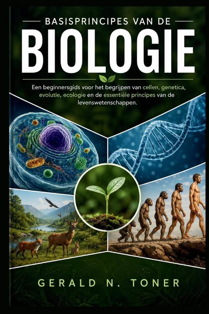 Basisprincipes Van de Biologie: Een beginnersgids voor het begrijpen van cellen, genetica, evolutie, ecologie en de essentiële principes van de levens cover