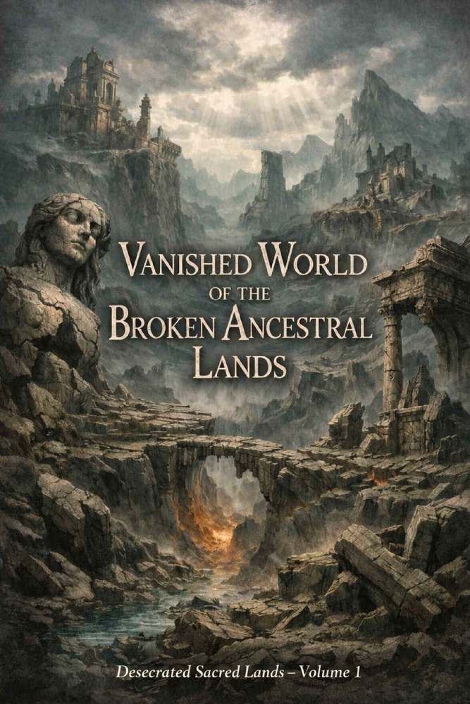 Vanished World of the Broken Ancestral Lands: Desecrated Sacred Lands - Volume 1 cover