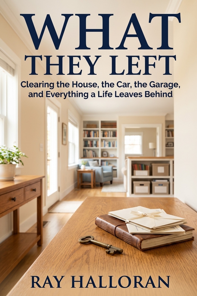 What They Left: Clearing the House, the Car, the Garage, and Everything a Life Leaves Behind cover
