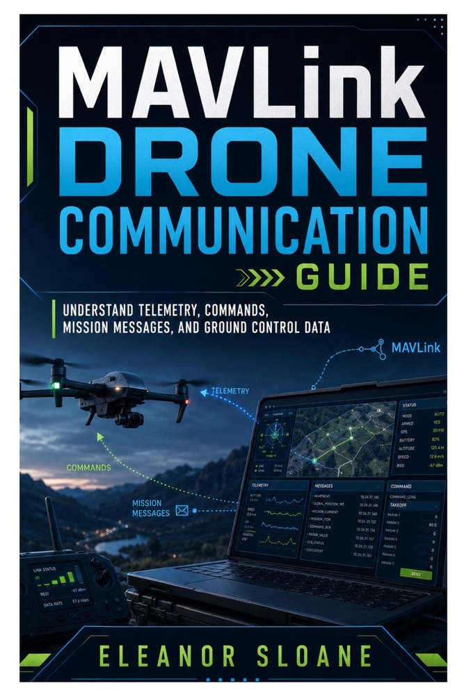 MAVLink Drone Communication Guide: Understand Telemetry, Commands, Mission Messages, and Ground Control Data cover