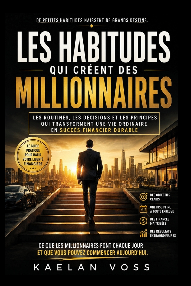 Les Habitudes qui Créent des Millionnaires: Les routines, les décisions et les principes qui transforment une vie ordinaire en succès financier durabl cover