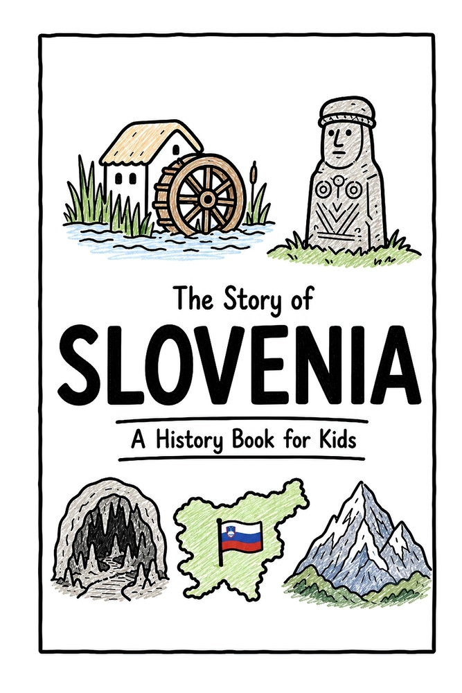 The Story of Slovenia - A History Book for Kids: A Fun, Educational, and Illustrated Journey Through Slovenian History for Children and Curious Minds cover