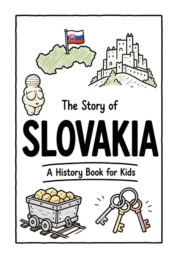 The Story of Slovakia - A History Book for Kids: A Fun, Educational, and Illustrated Journey Through Slovak History for Children and Curious Minds cover