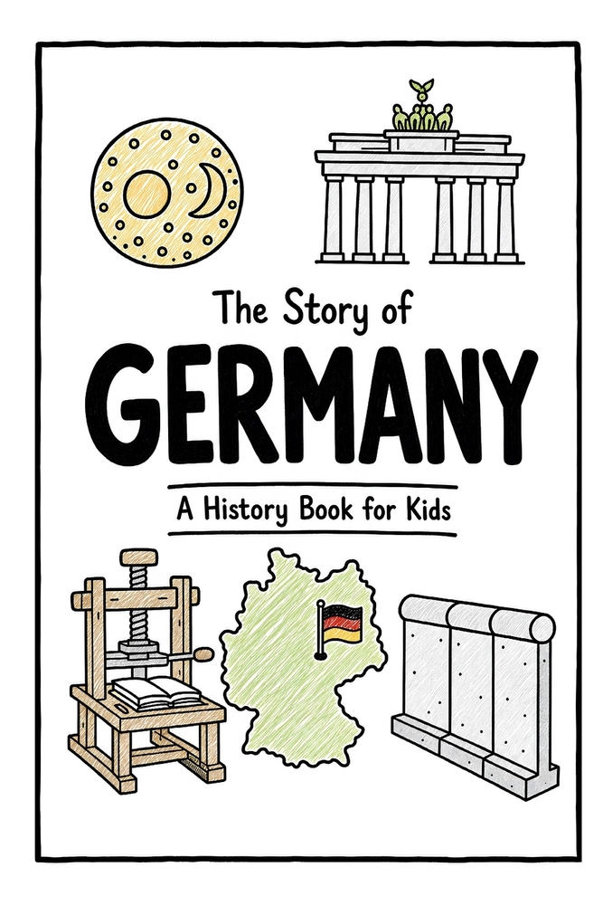 The Story of Germany - A History Book for Kids: A Fun, Educational, and Illustrated Journey Through German History for Children and Curious Minds cover