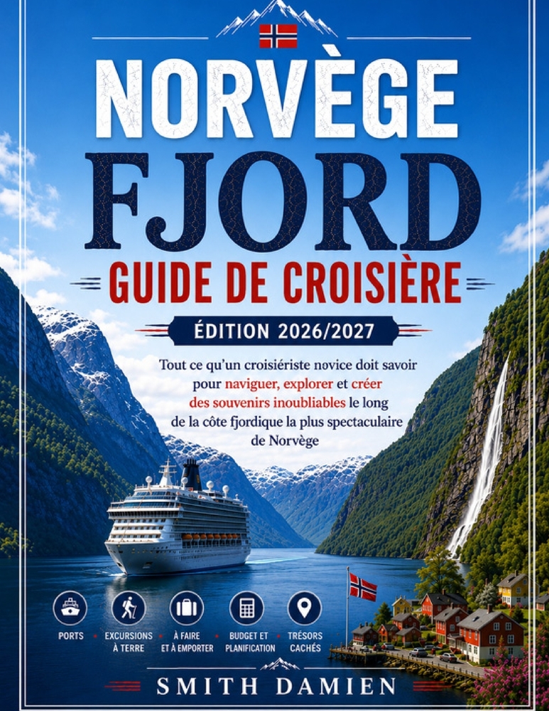 Guide de Croisière Fjord Norvége 2026/2027 Edition: Tout ce dont un novice a besoin pour naviguer, explorer et se souvenir de la côte norvégienne, l'u cover