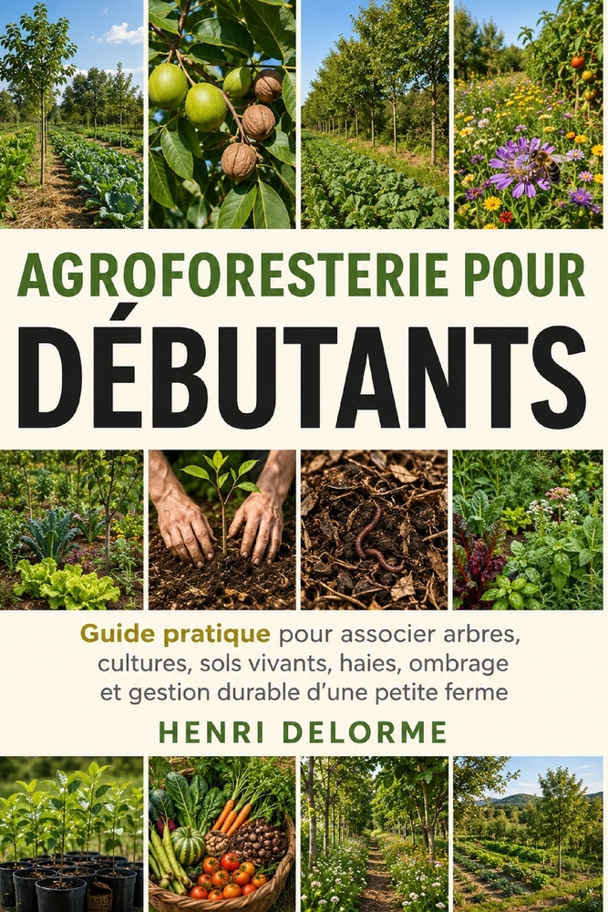 Agroforesterie pour Débutants: Guide pratique pour associer arbres, cultures, sols vivants, haies, ombrage et gestion durable d'une petite ferme cover