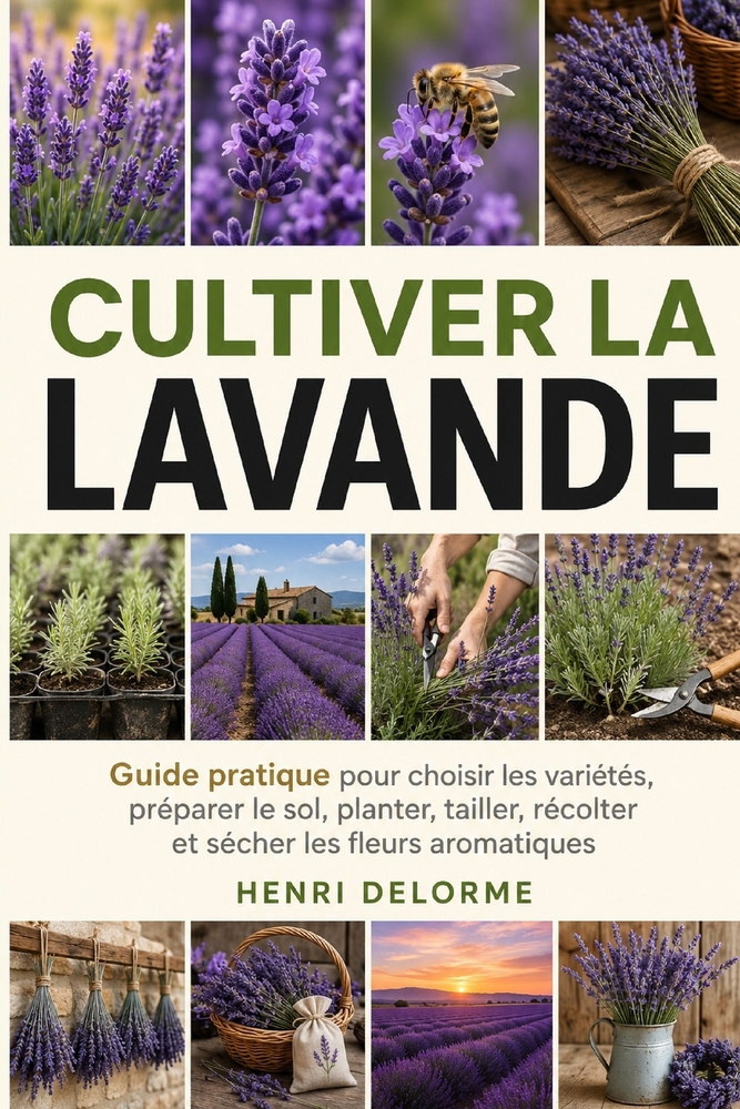 Cultiver la Lavande: Guide pratique pour choisir les variétés, préparer le sol, planter, tailler, récolter et sécher les fleurs aromatiques cover