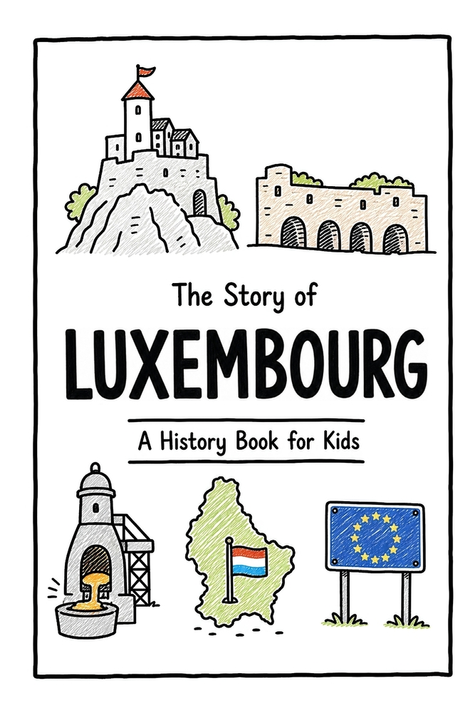 The Story of Luxembourg - A History Book for Kids: A Fun, Educational, and Illustrated Journey Through Luxembourgish History for Children and Curious cover